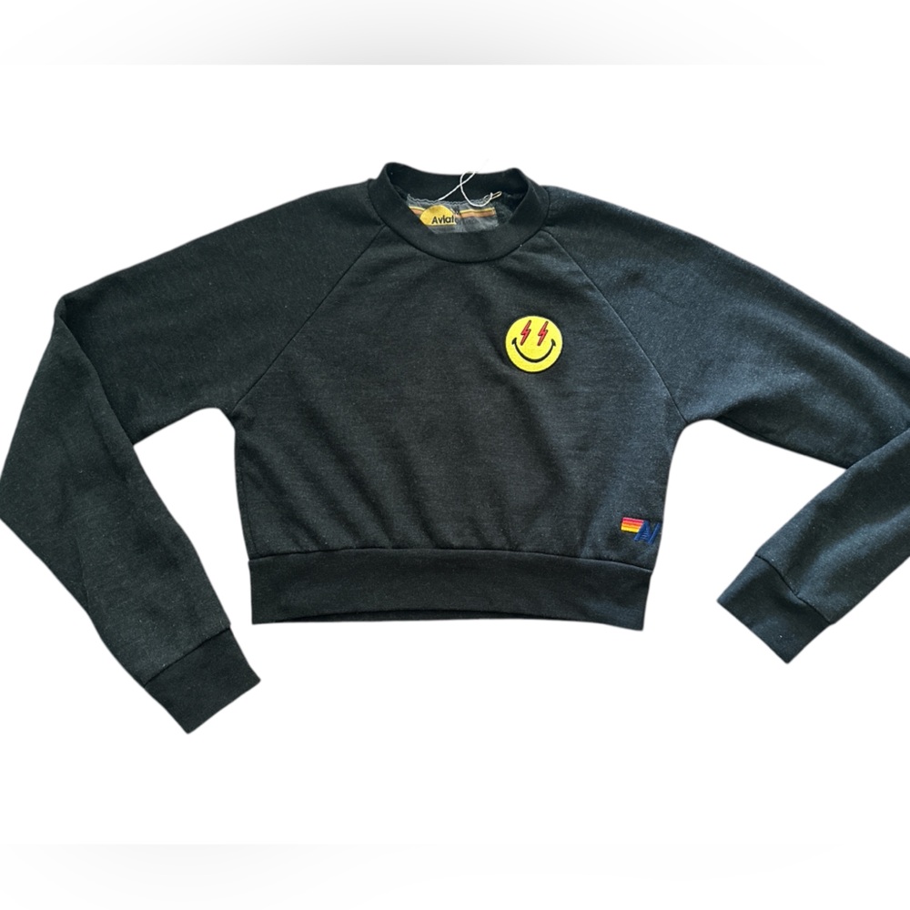 Cropped aviator nation sweatshirt
